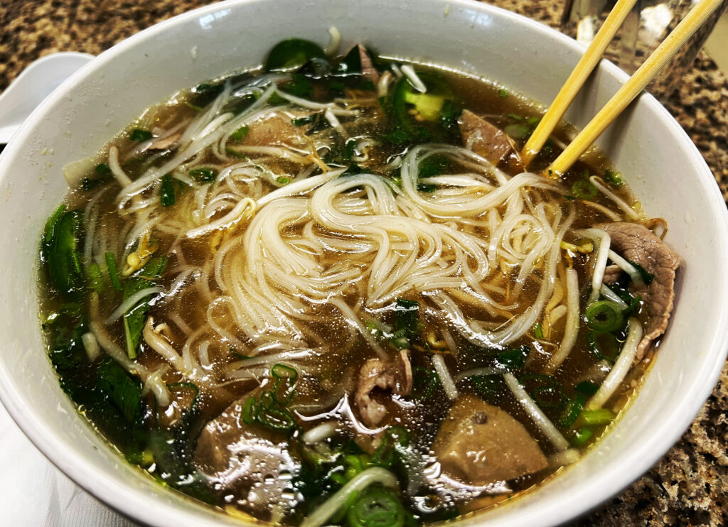 Beef pho from Pho Kimmy