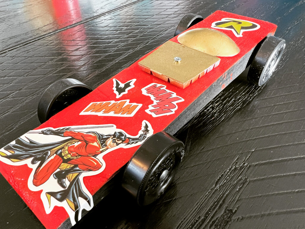 Cub Scout Derby Car - "Red Robin"