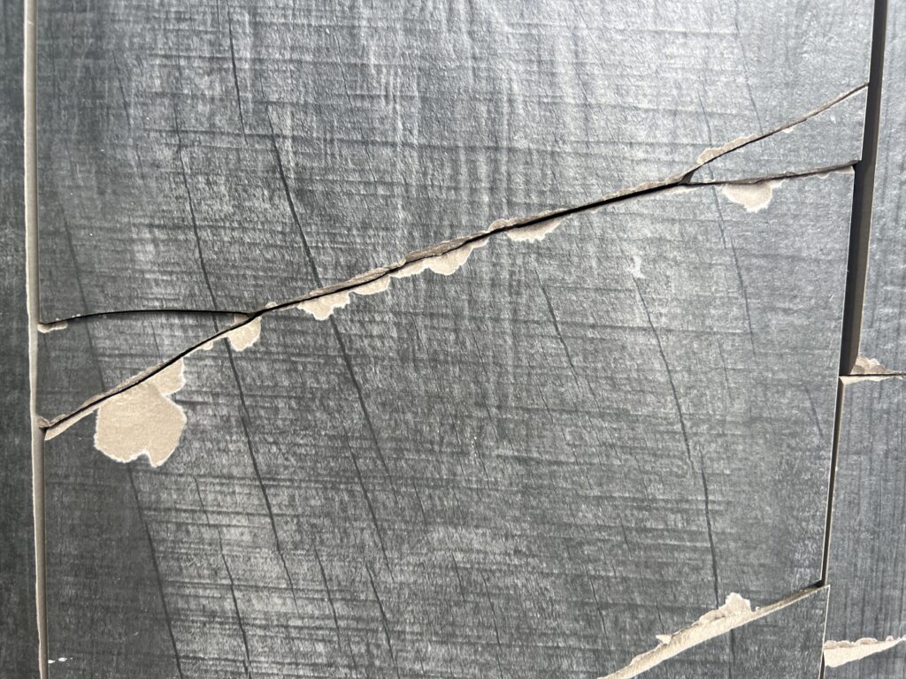 A Crack In Our New Outdoor Table