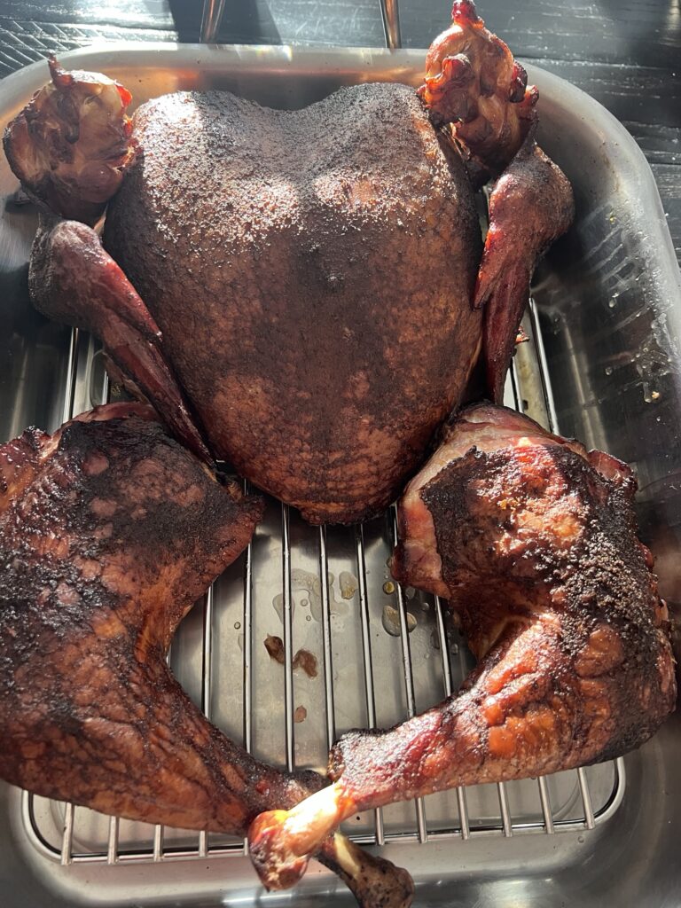 Smoked Turkey I Made For 2024 Thanksgiving Dinner