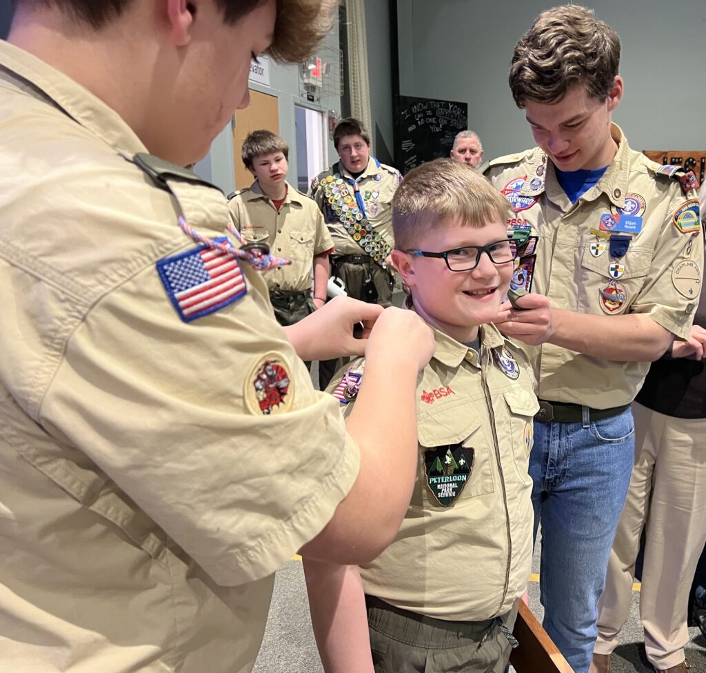 Getting New Epaulets For Boy Scouts